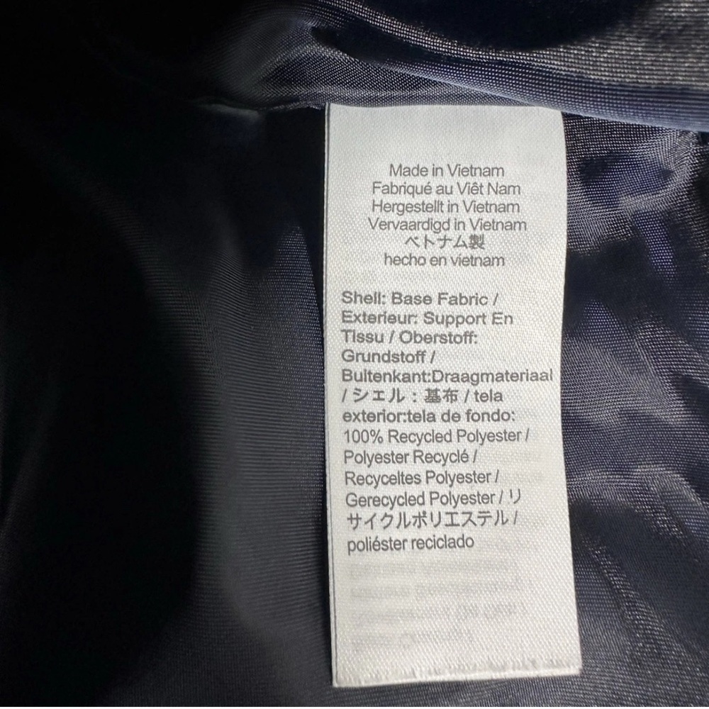 J Crew Crewcuts Sz L Kids Navy Blue Quilted Puffer Vest Zip Up - Picture 5 of 6